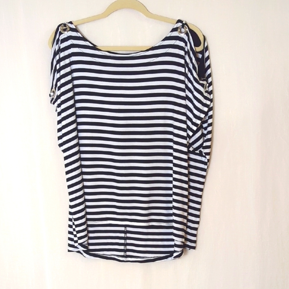 Westbound Black And White Stripe 2X
